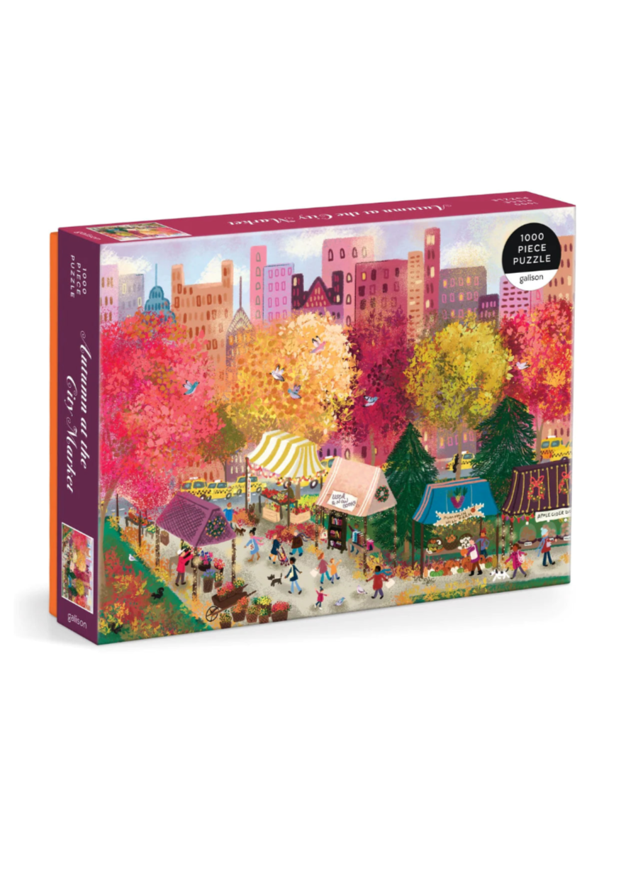 Autumn at the City Market Puzzle