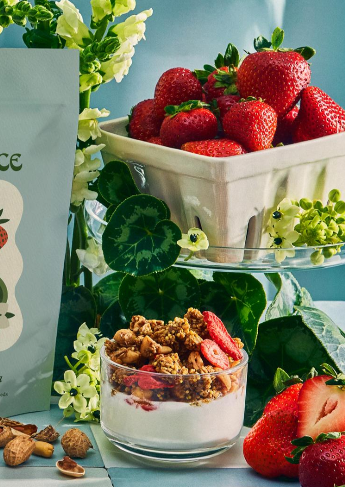 Strawberry + Salty Peanut Granola