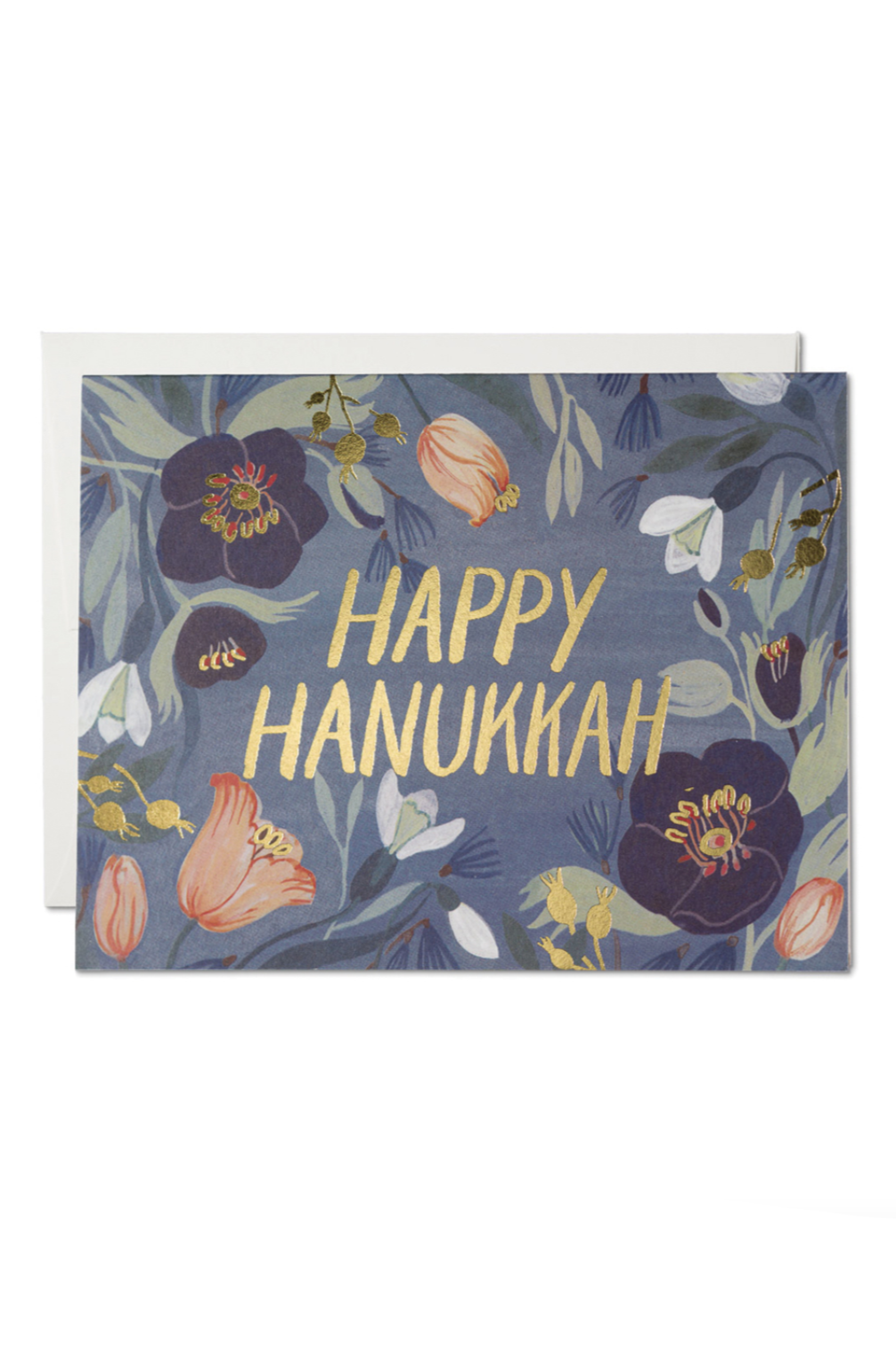 Hanukkah Flowers Card