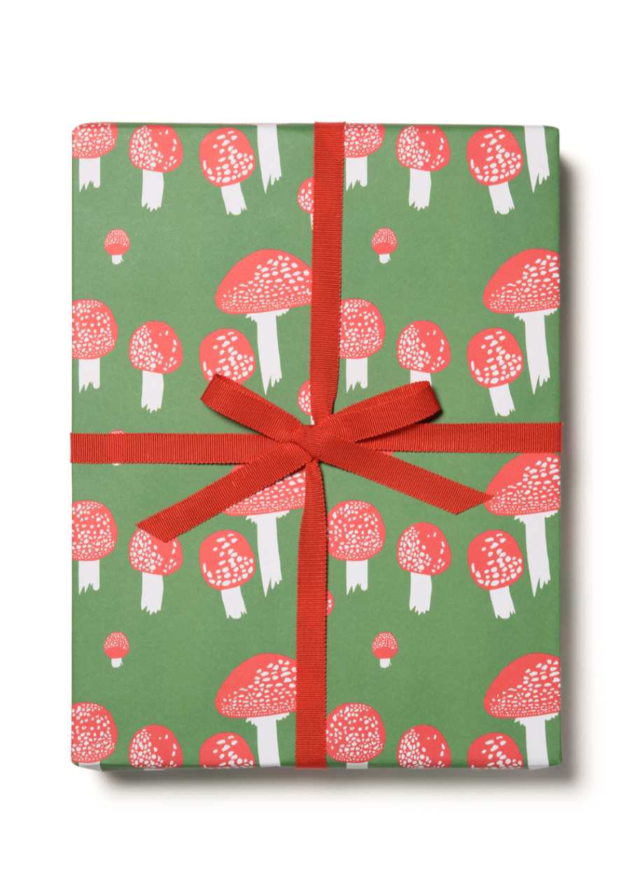 Festive Mushrooms Roll Wrap