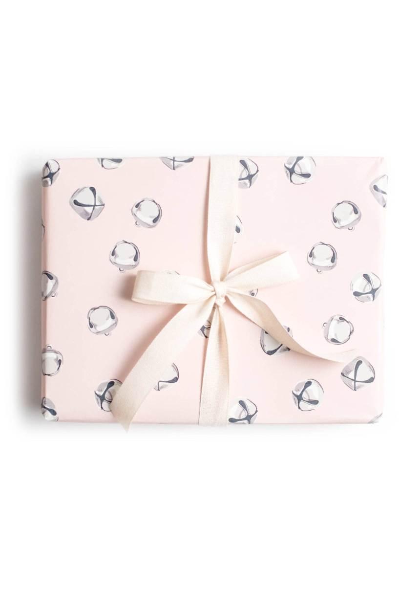 Jingle Bell Blush Gift Wrap