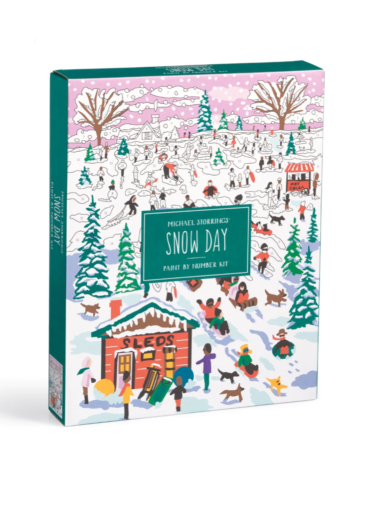 Paint By Numbers | Snow Day by Michael Storrings
