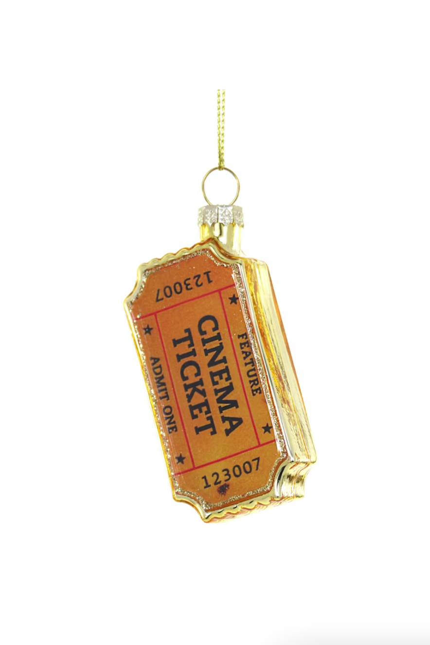 Cinema Ticket Ornament