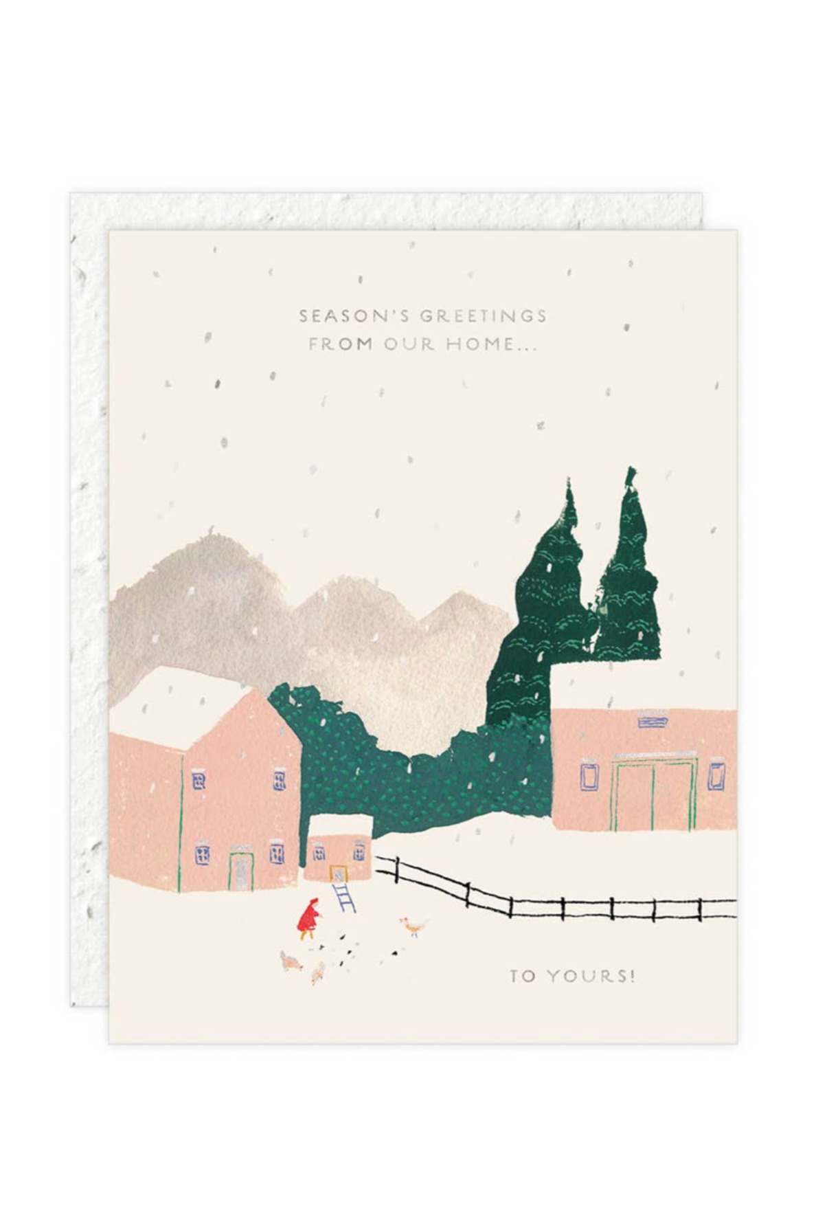 Snow Chickens Holiday Card