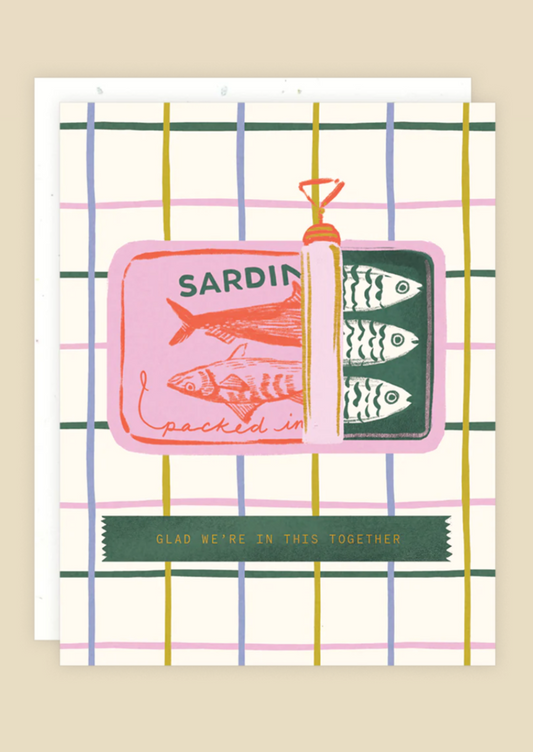 Sardines Together Card