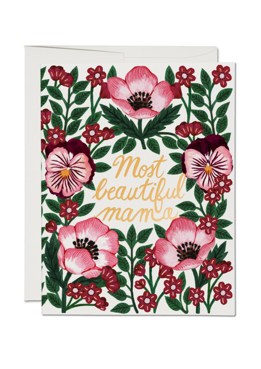 Most Beautiful Mama Card