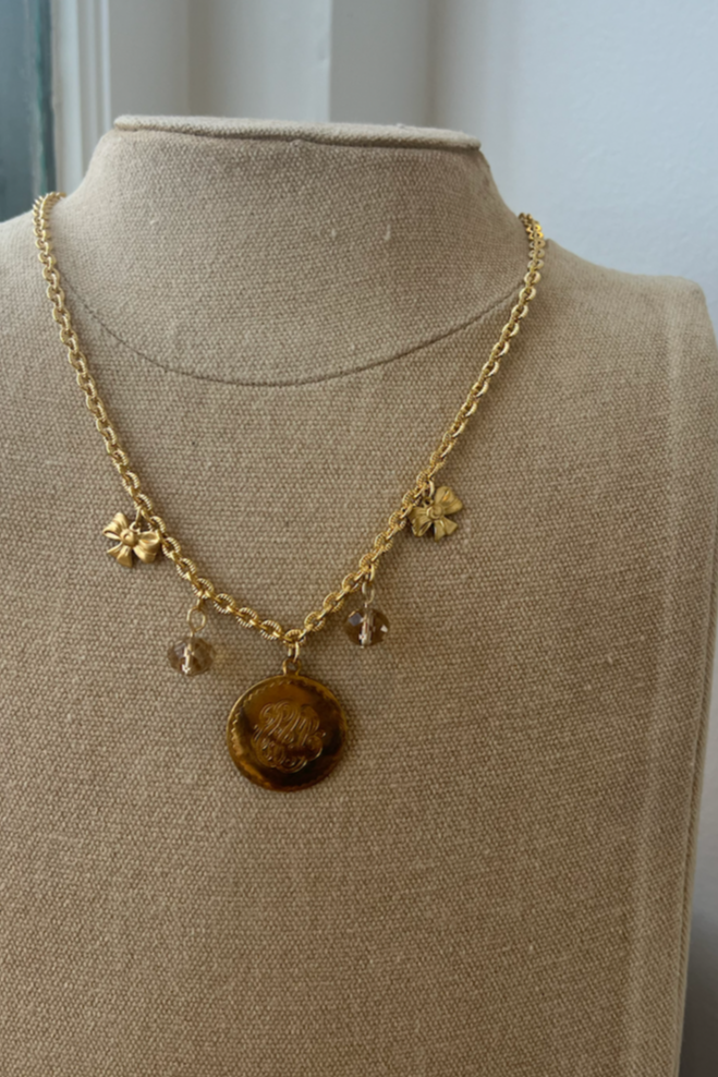 I'm a Bow Girlie Charm Necklace