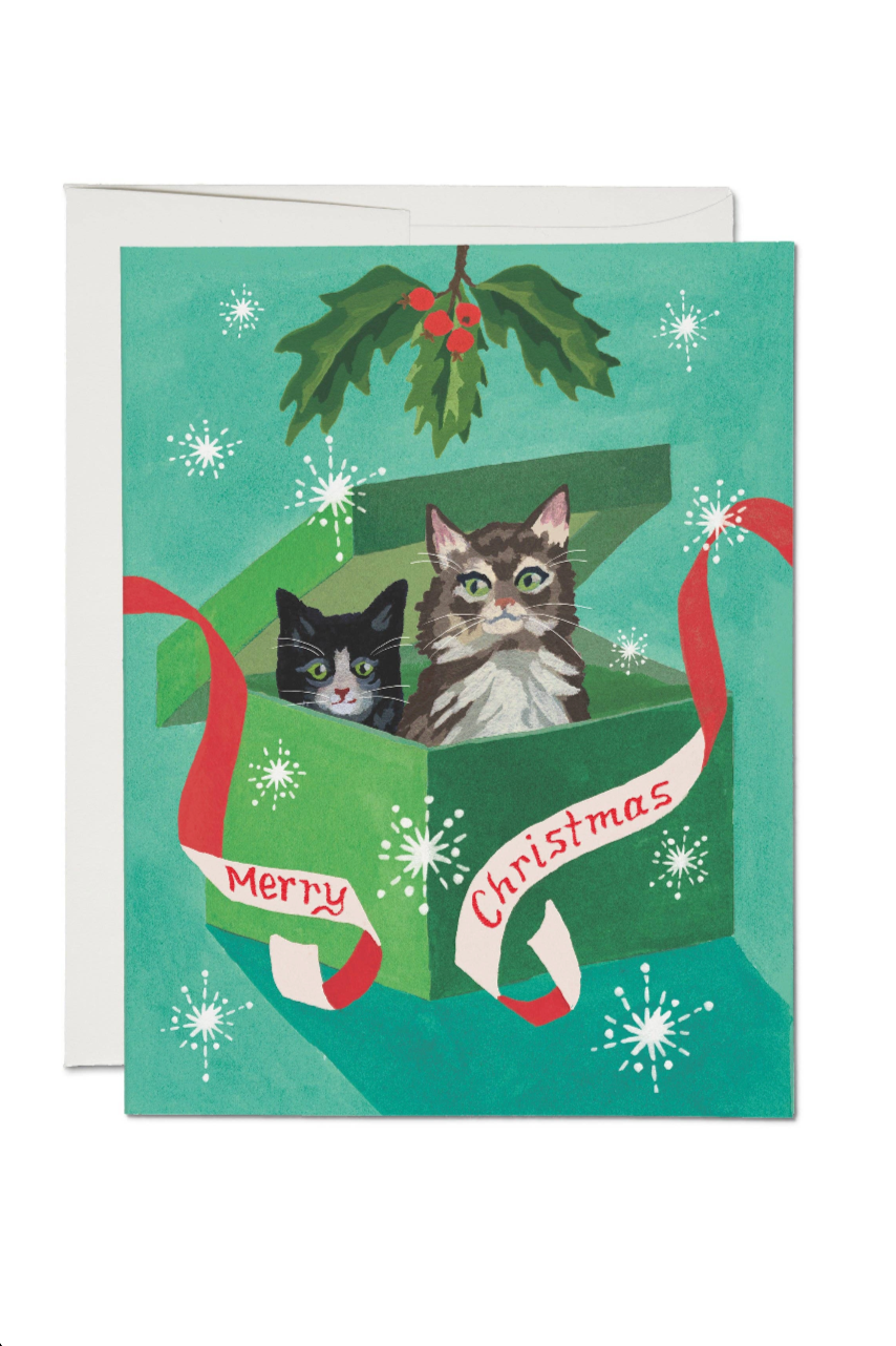 Meowy Christmas Holiday Card