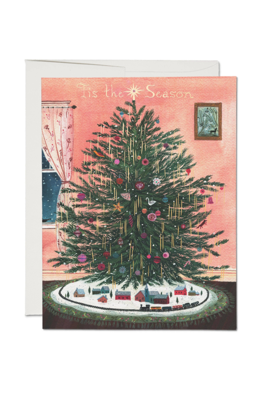 Tinsel Tree Holiday Card