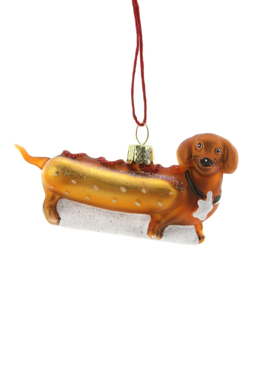 Weiner Pup Ornament