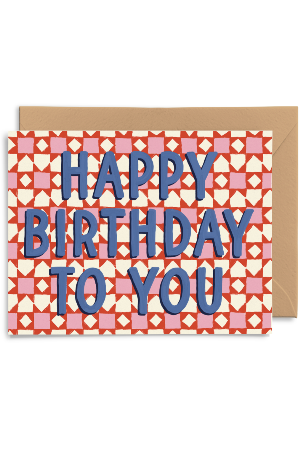 Quilt Pattern Birthday Card