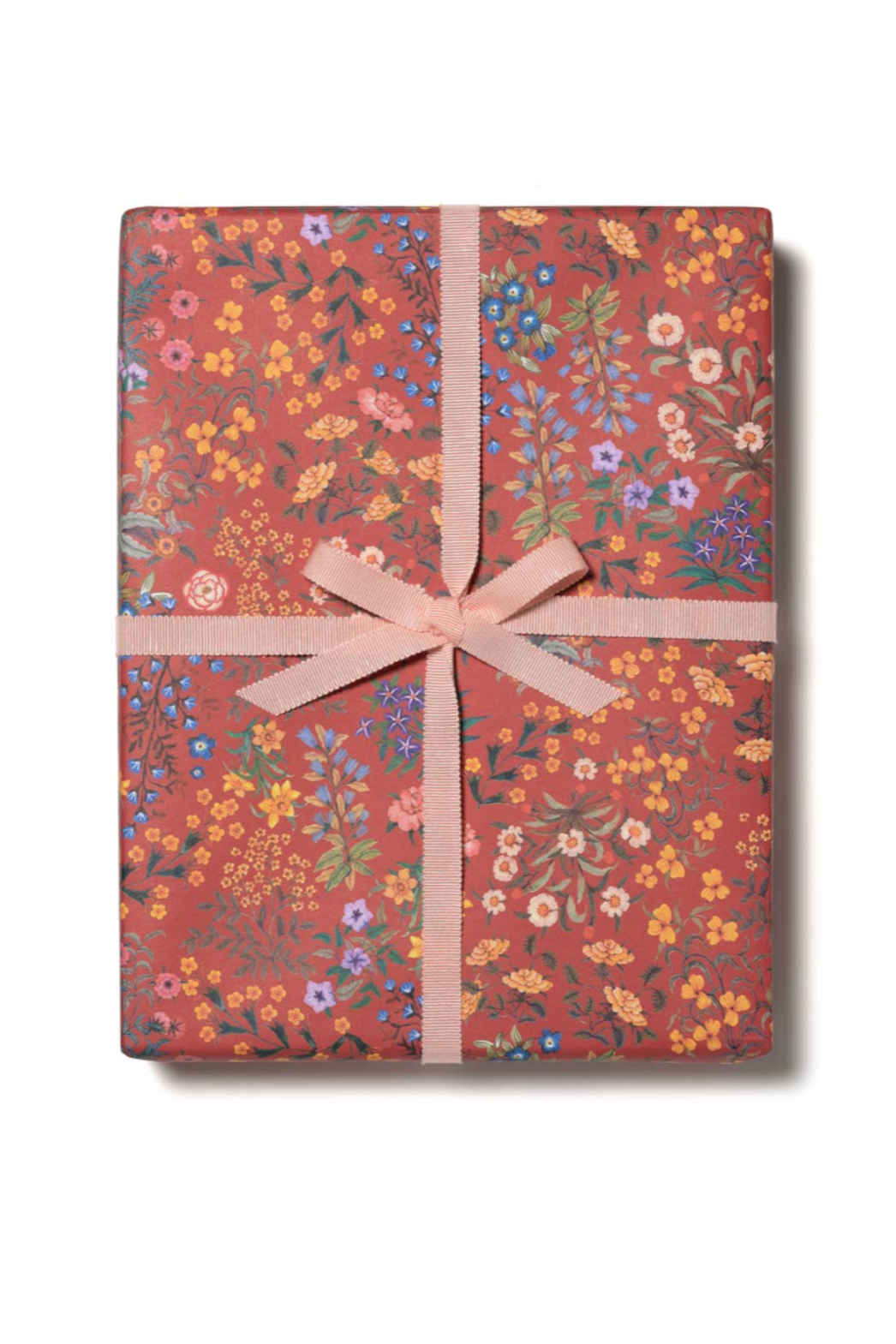 Red Plum Rolled Gift Wrap
