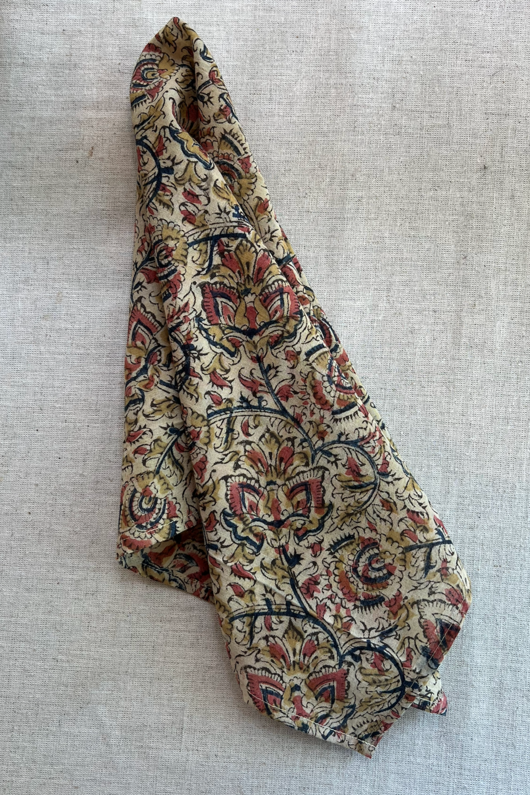 Kalamkari Cotton Bandana | Sangria