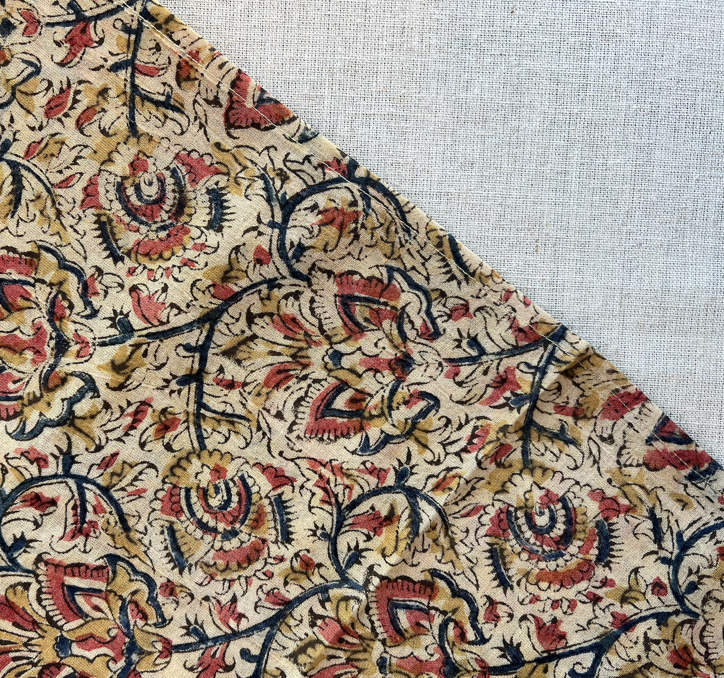 Kalamkari Cotton Bandana | Sangria