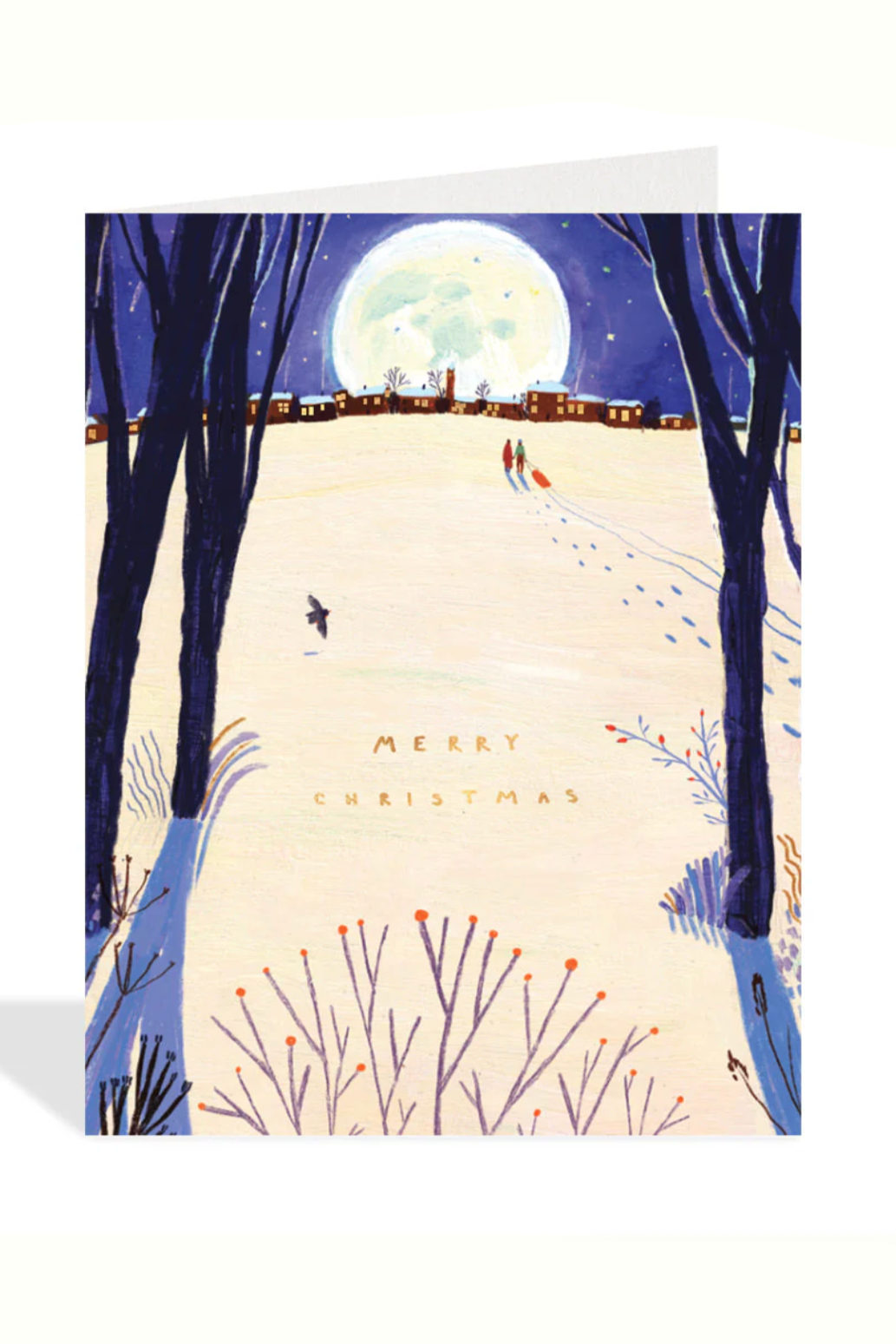 Moonlit Christmas Card