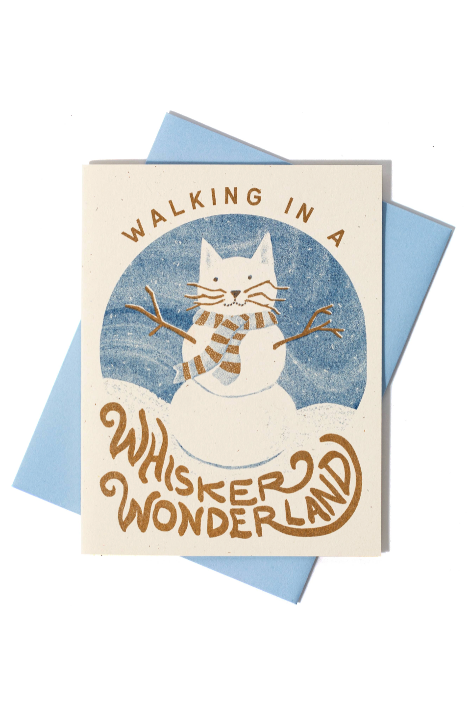 Walking in a Whisker Wonderland Holiday Card