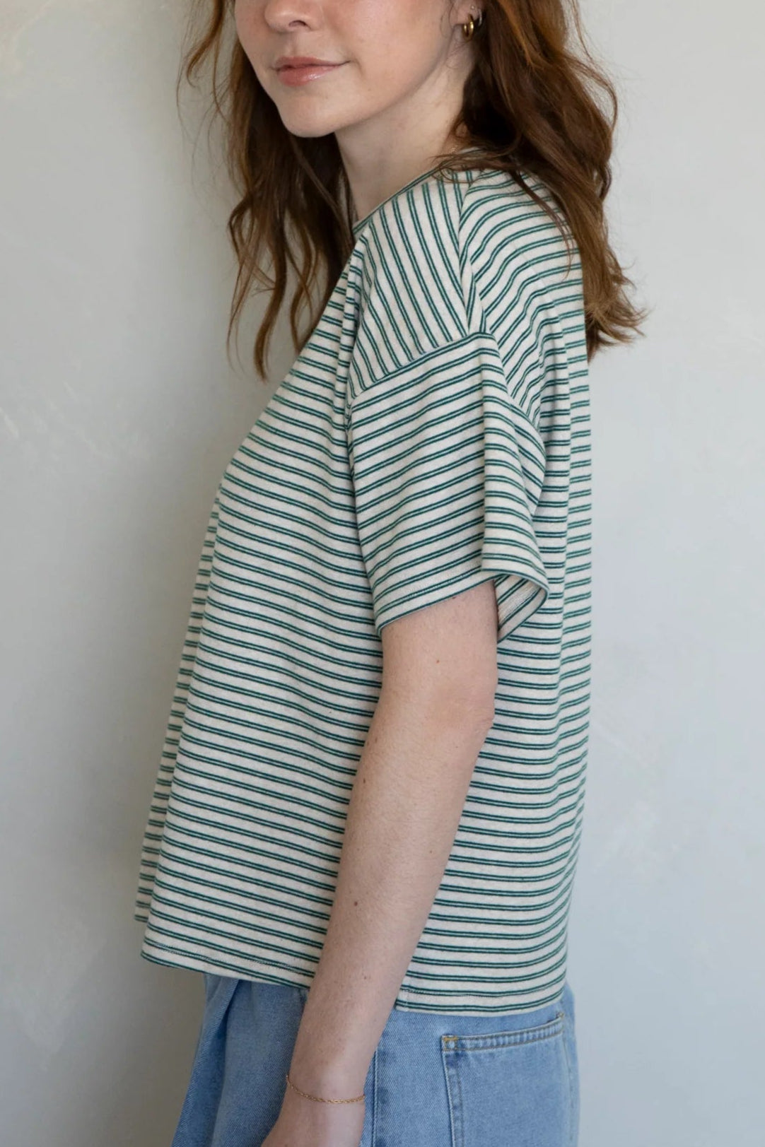 The Perfect Striped Tee | Oat