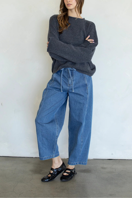 Piper Pullover Sweater | Charcoal