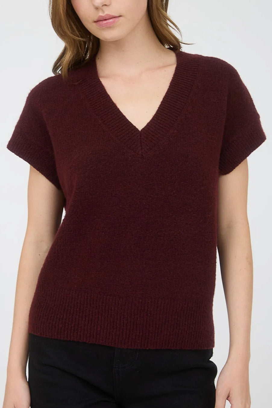 Over It Sweater Vest | Redwood