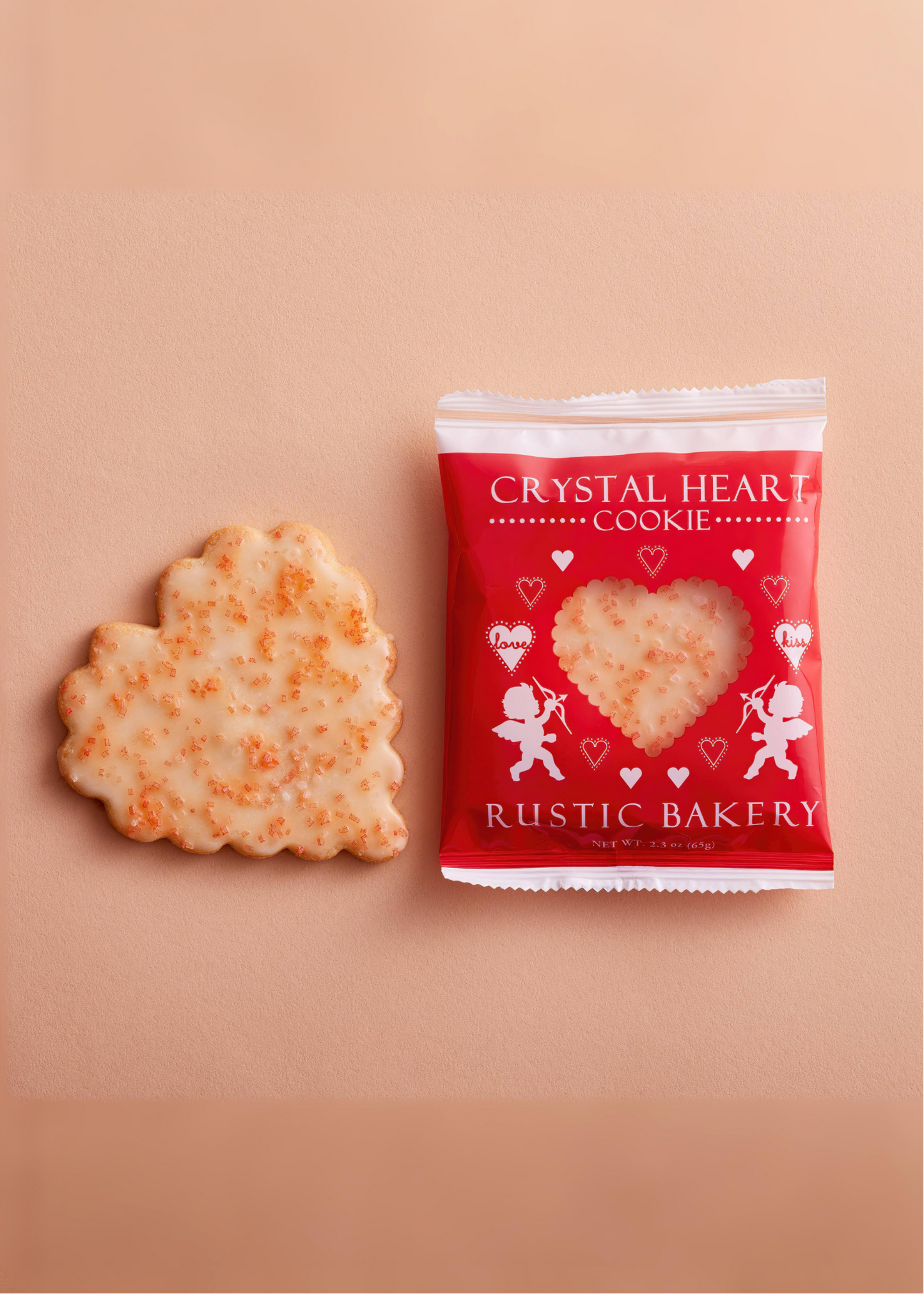Crystal Heart Cookie