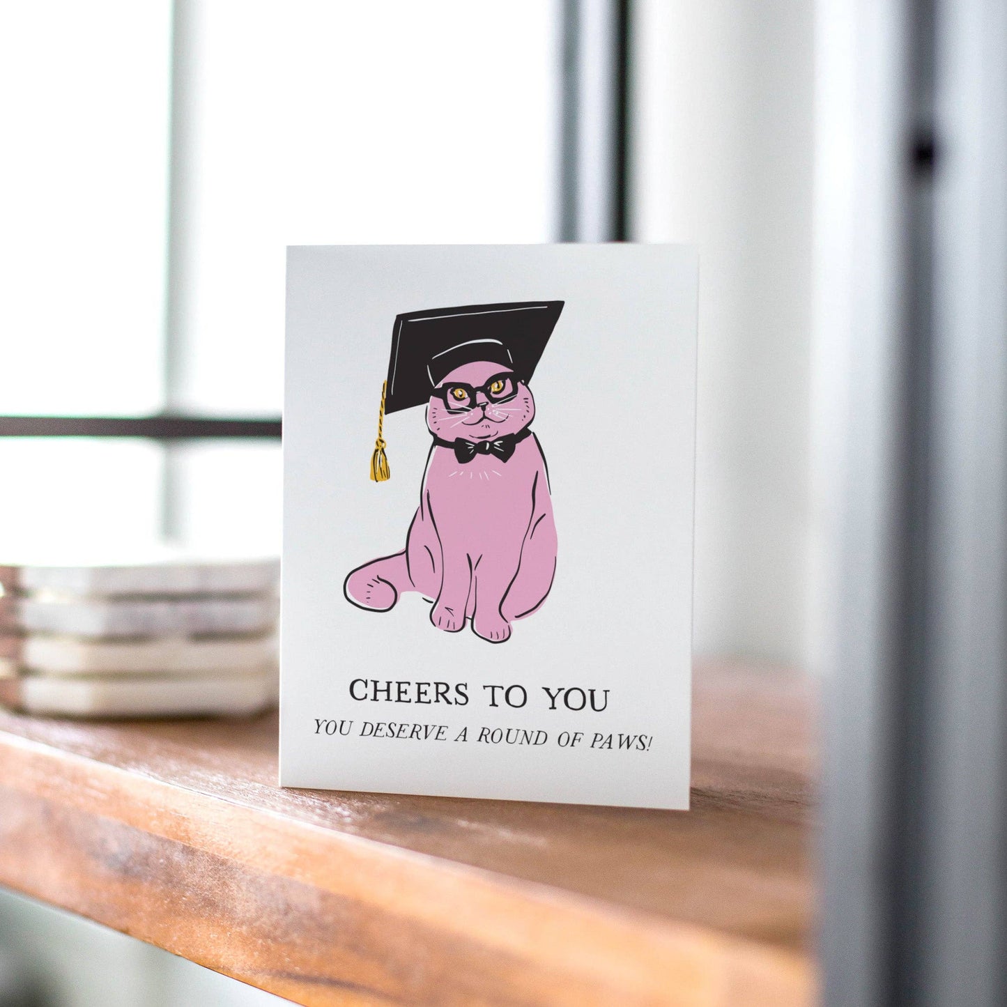 Cat Graduation Card