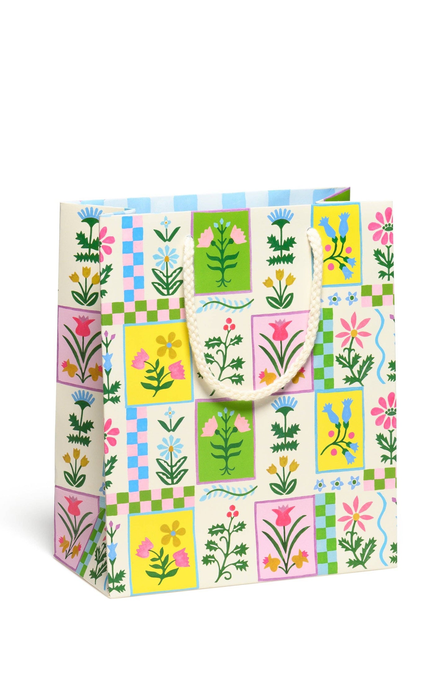 Retro Flower Gift Bag | Medium