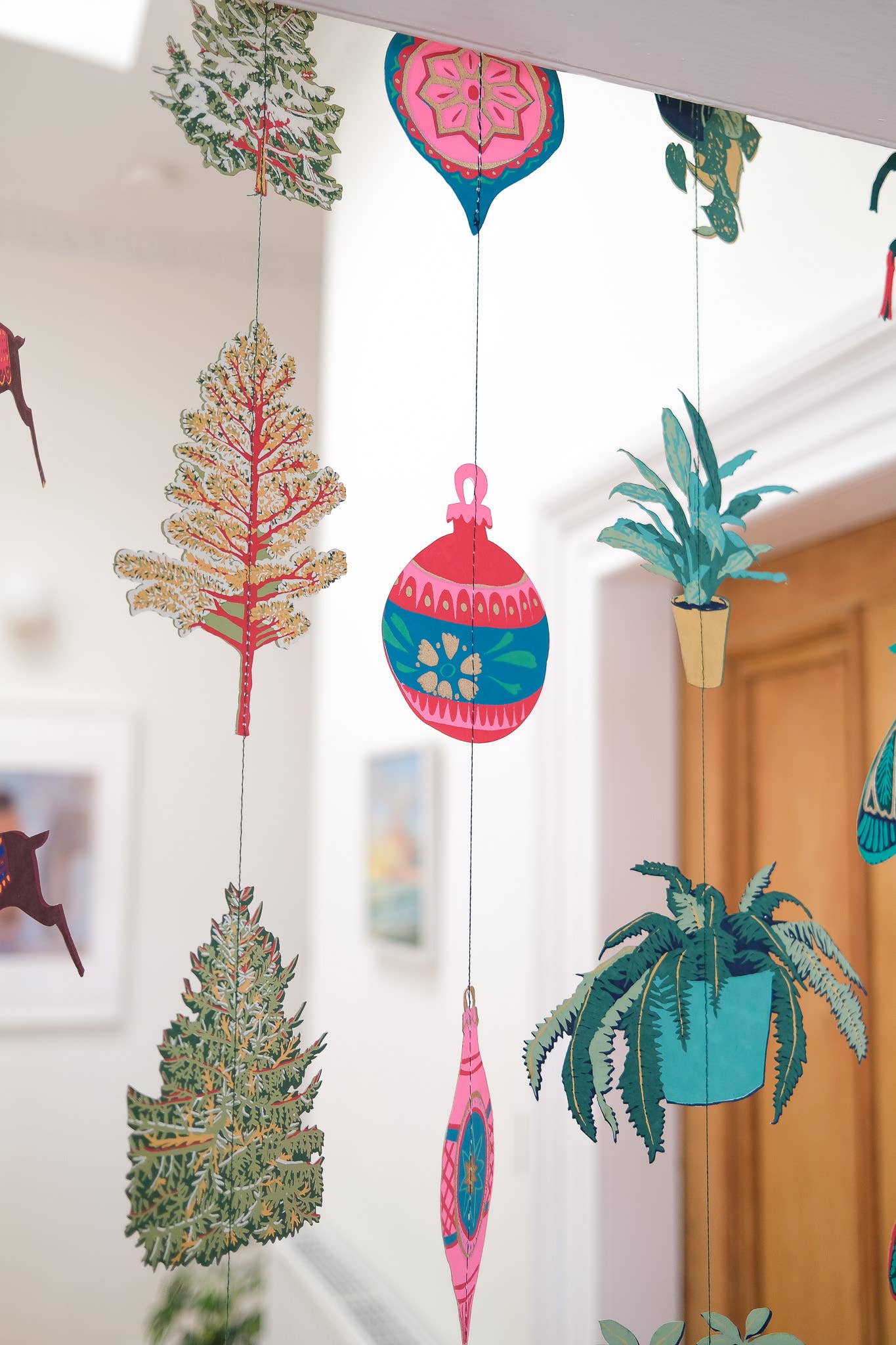 Baubles Vertical Wall Hanging