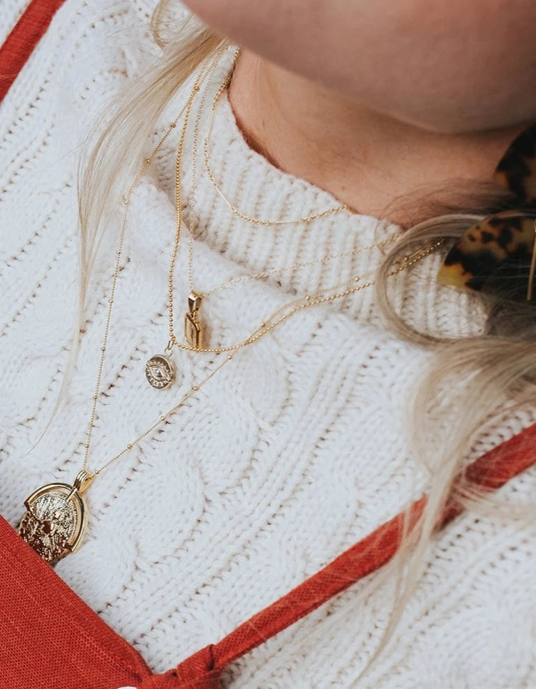 Kendal Shorty Necklace | Gold