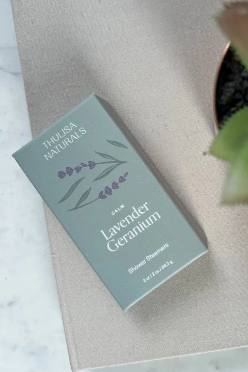 Lavender + Geranium Shower Steamers | 2 pack