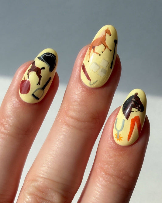 Nail Art Stickers | Horse Girl