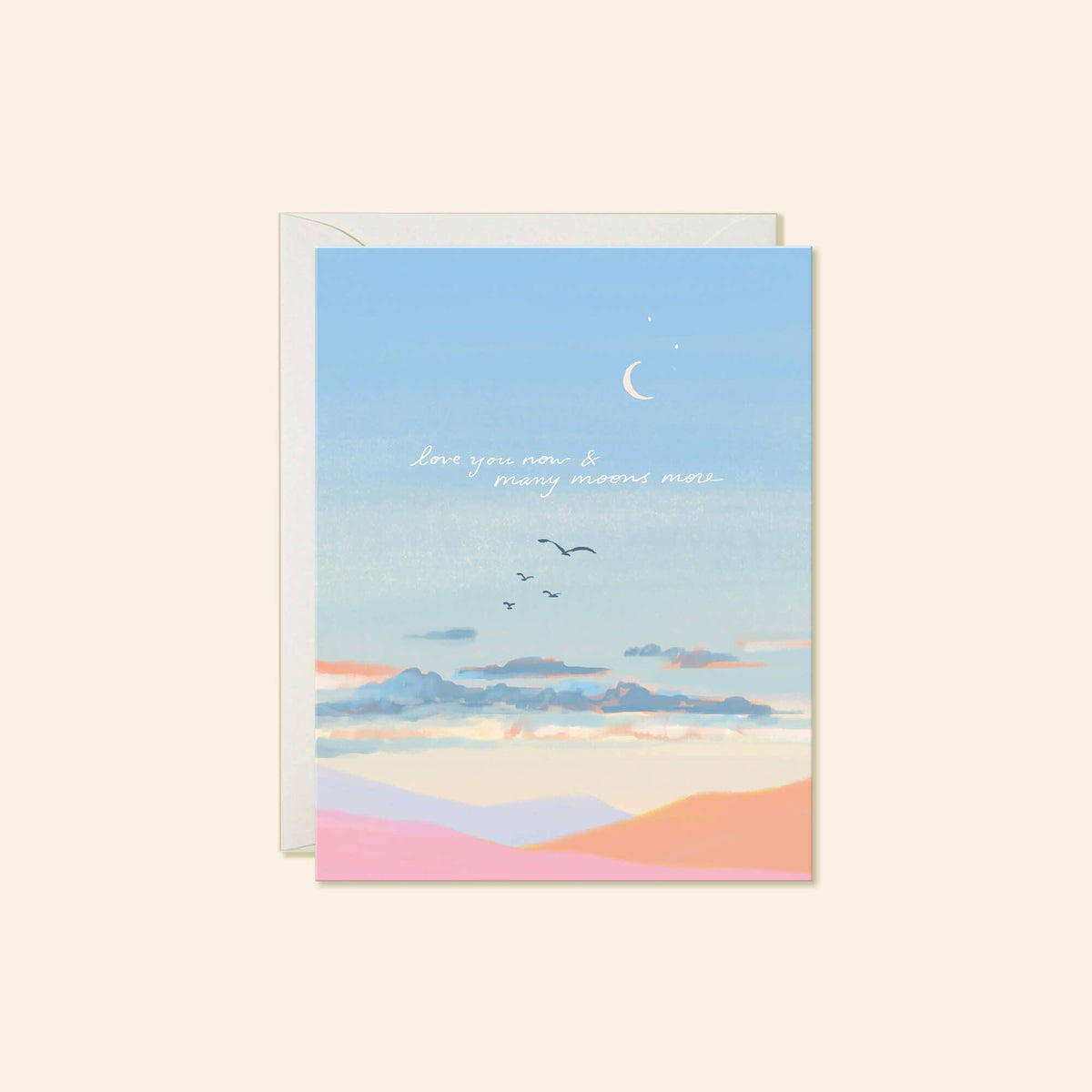 Love You Many Moons Card