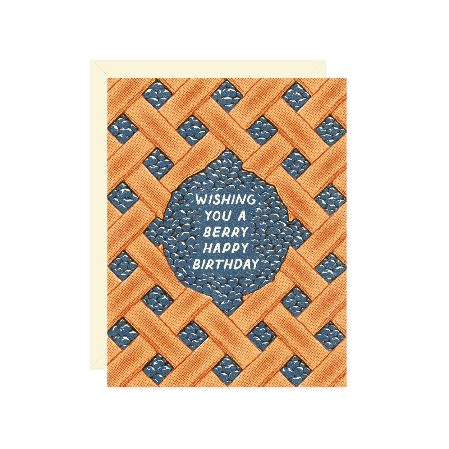 Blueberry Pie Birthday Card