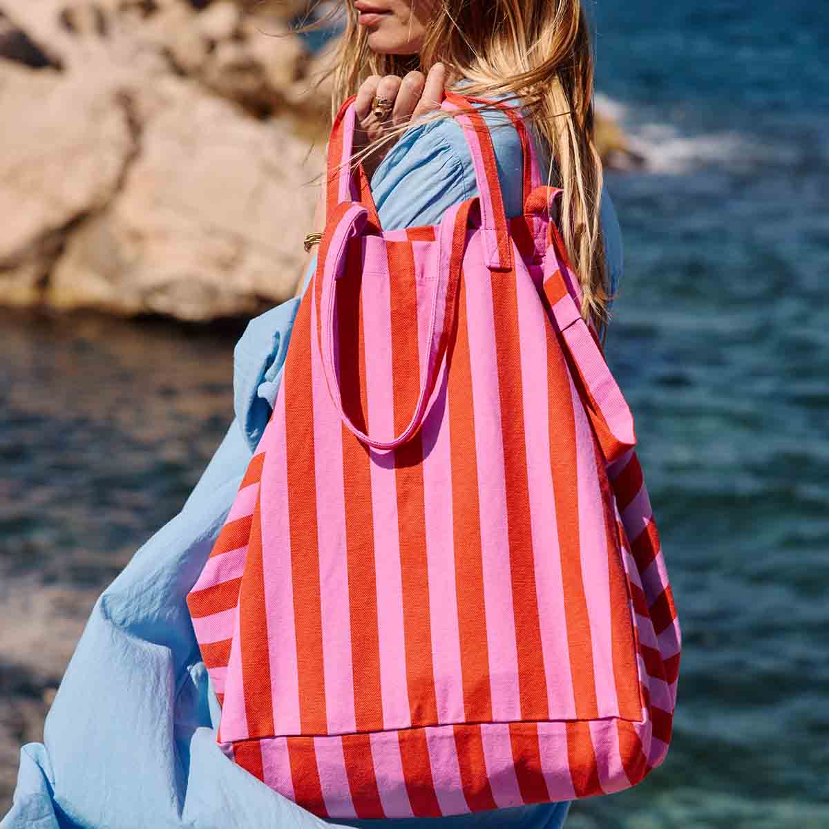 Elisa Tote | Orchid + Tomato