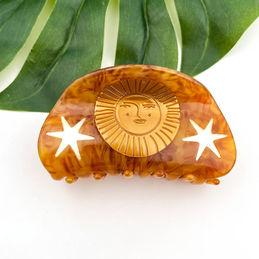 Sun + Stars Hair Claw