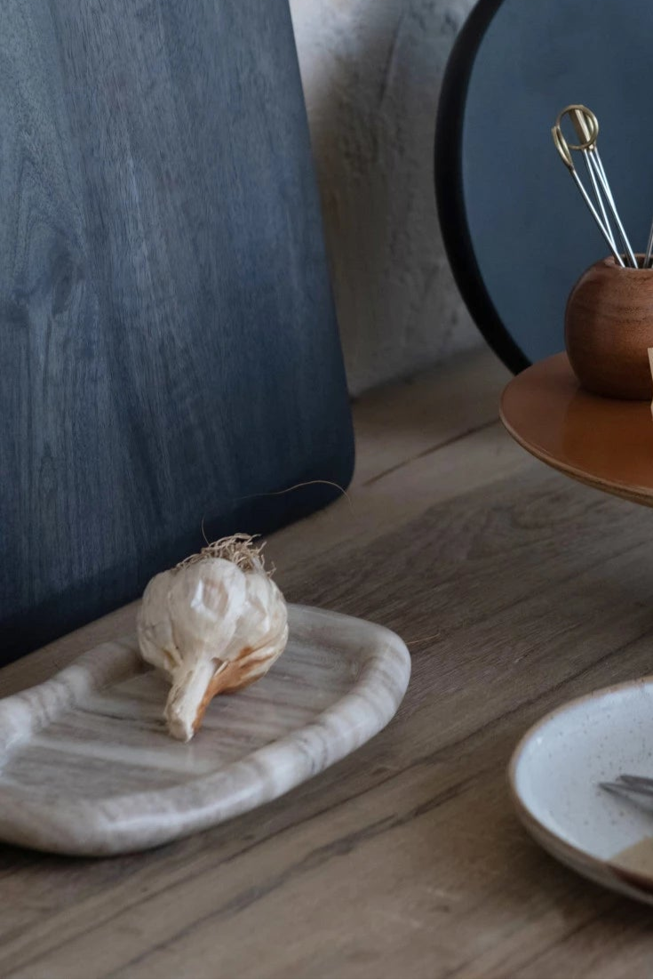 Cloud Marble Serving Tray