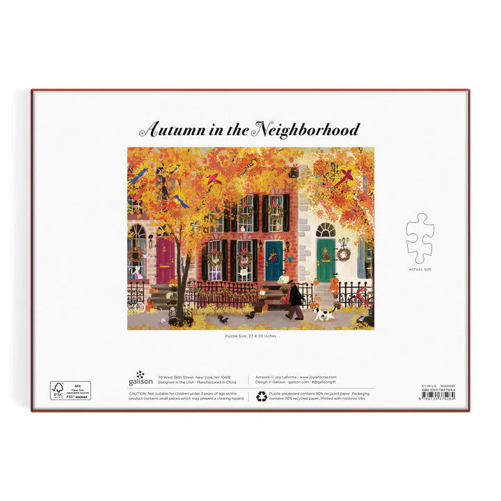 Autumn in the Neighborhood Puzzle