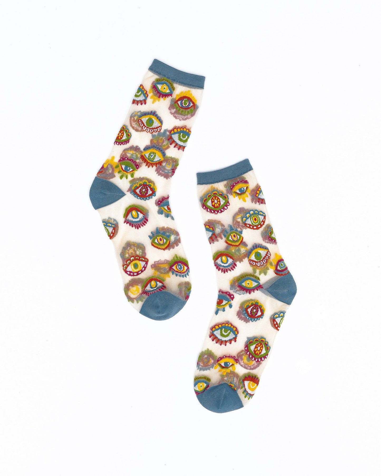 Evil Eye Sheer Socks