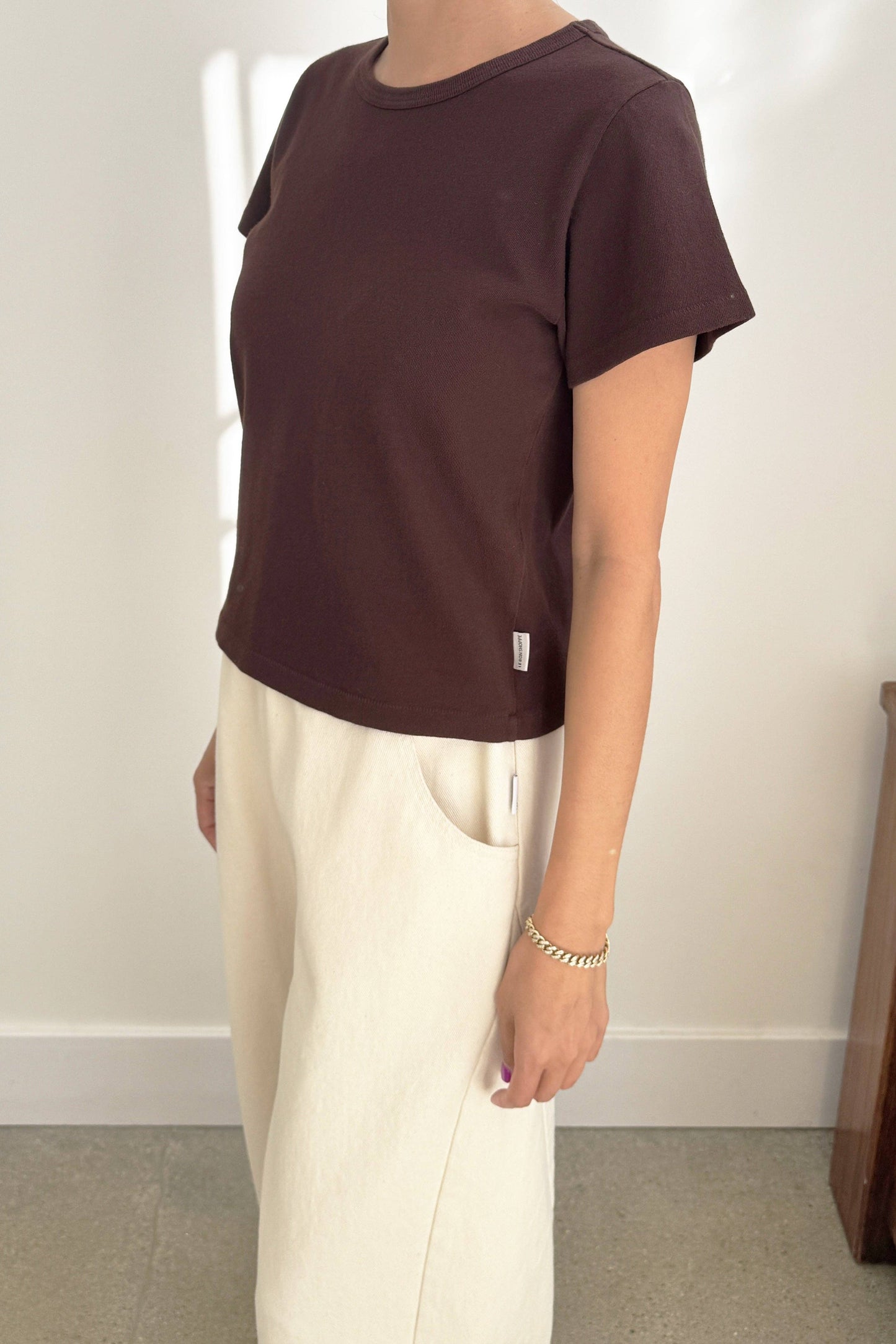 The Little Boy Tee | Dark Cacao