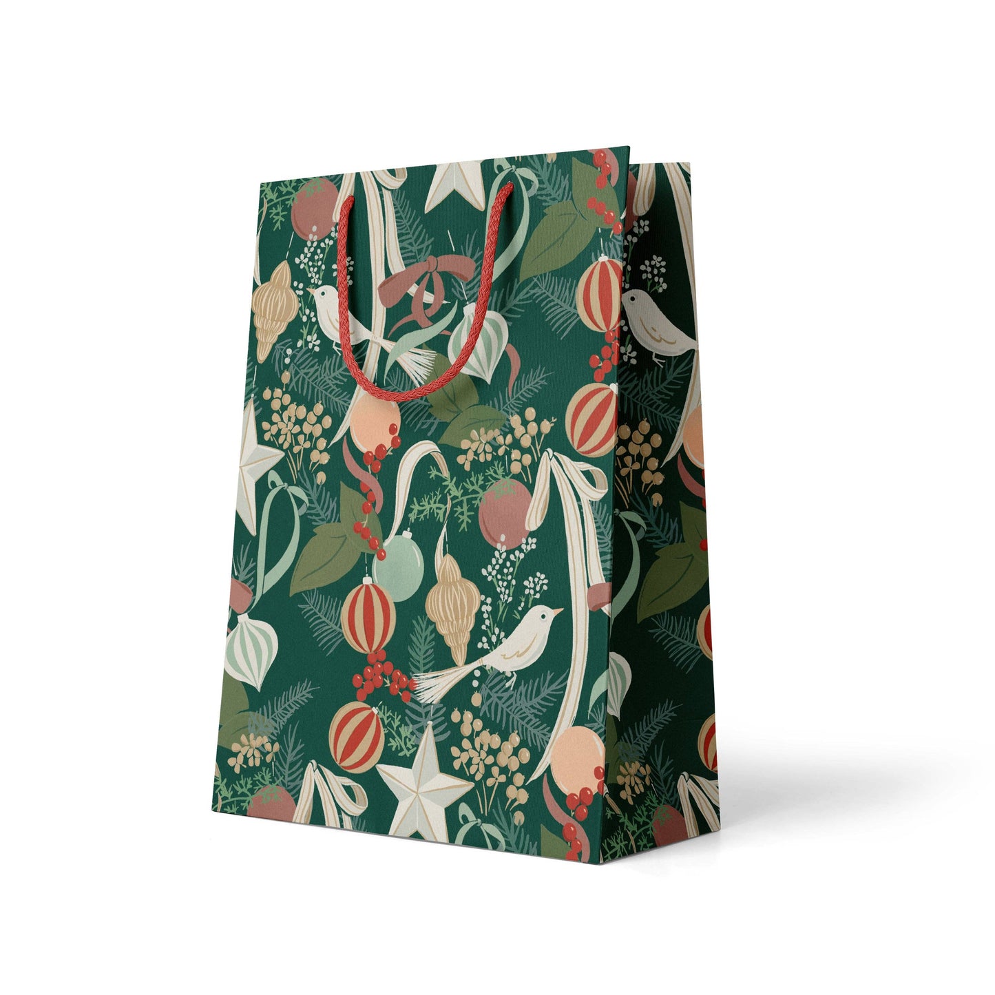 Ornaments and Bows Gift Bag | Large