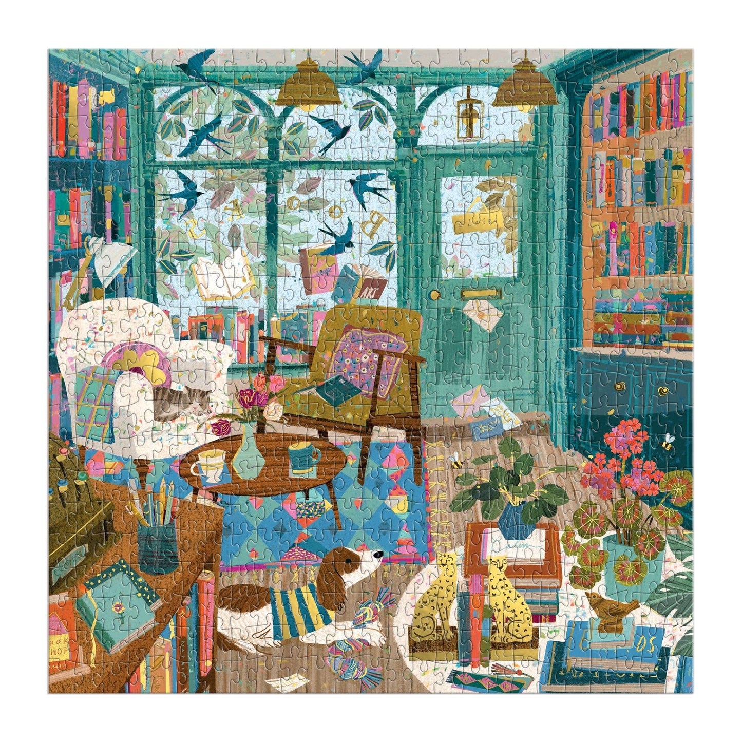 Bookshop Afternoon | 500 Piece Foil Puzzle