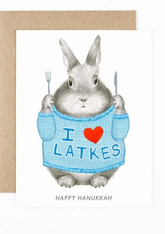 I Heart Latkes Card