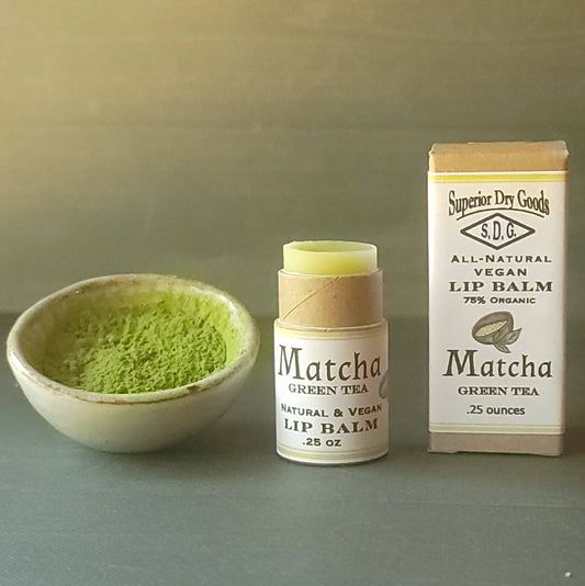 Matcha Green Tea Lip Balm | Paperboard Tube
