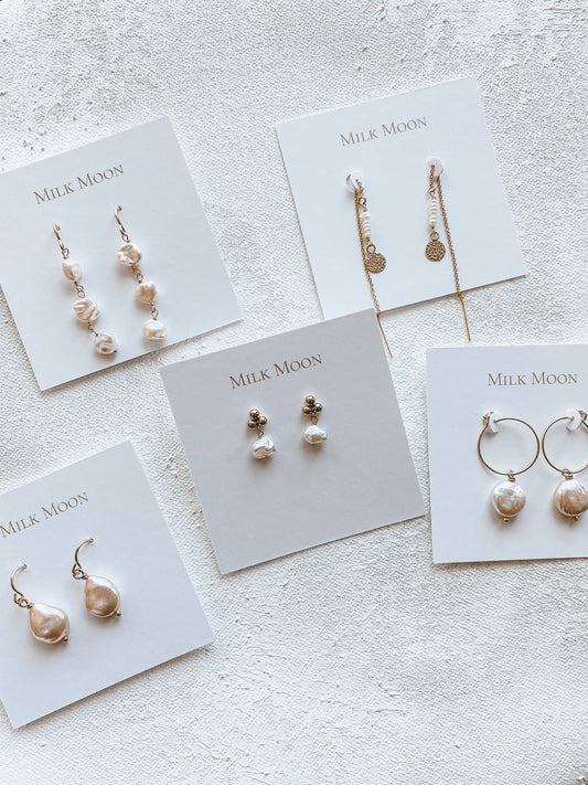 Pearl Dot Studs