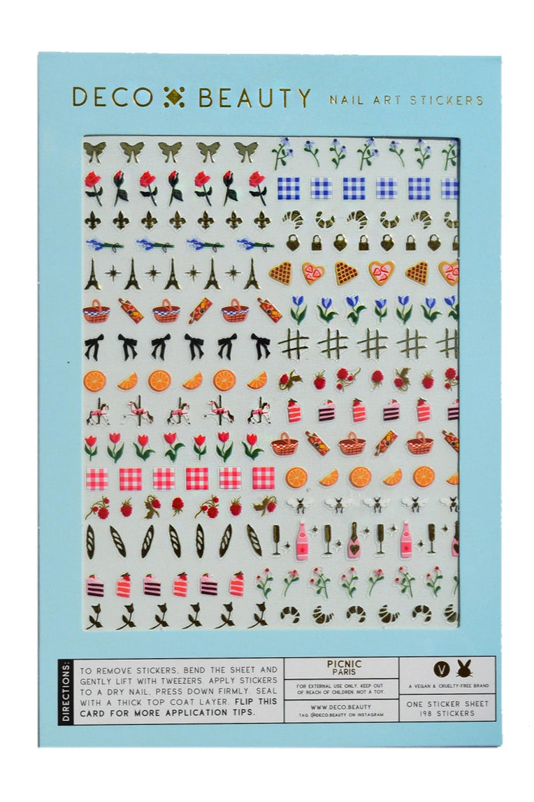 Nail Art Stickers | Picnic in Paris