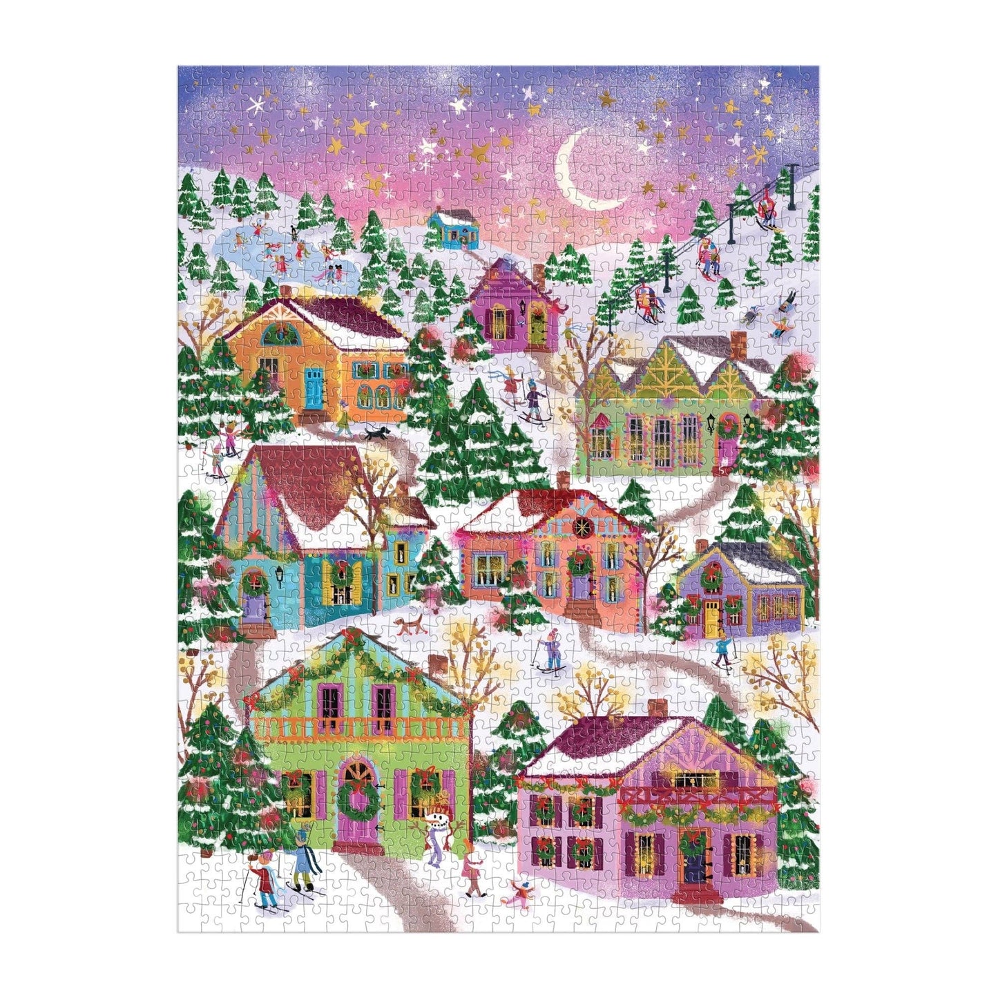 Snowcap Village | 1000 Piece Foil Puzzle