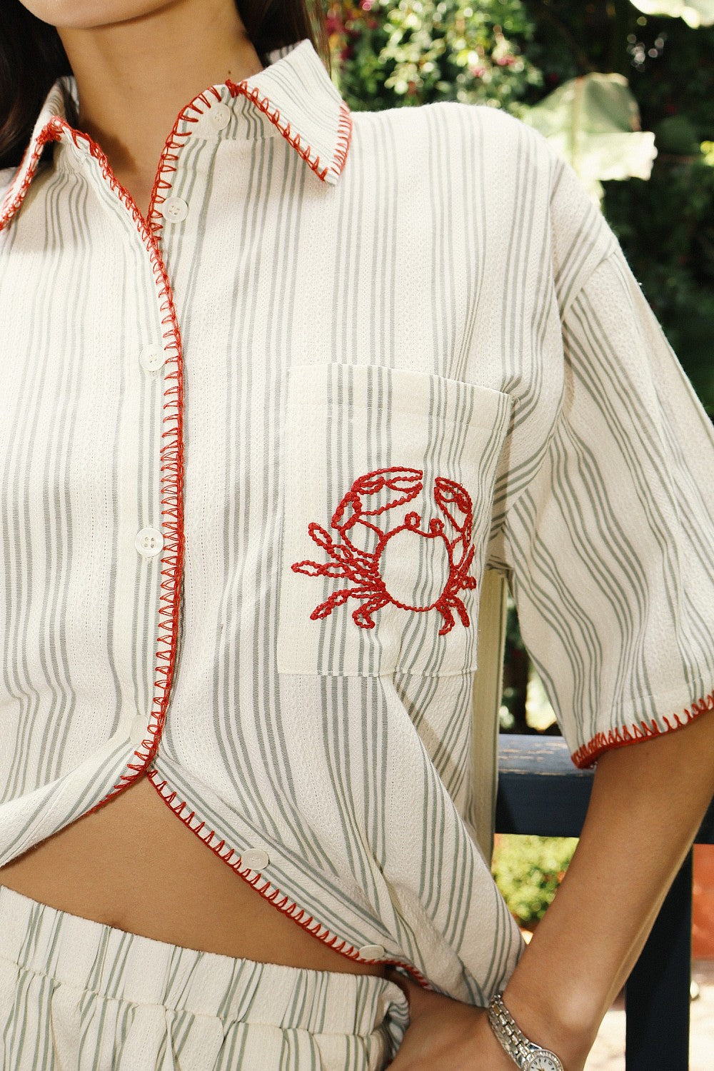 Feelin' Crabby Button Up Shirt