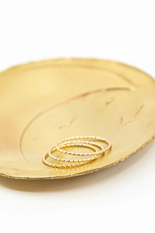 Twist Thin Stacking Ring