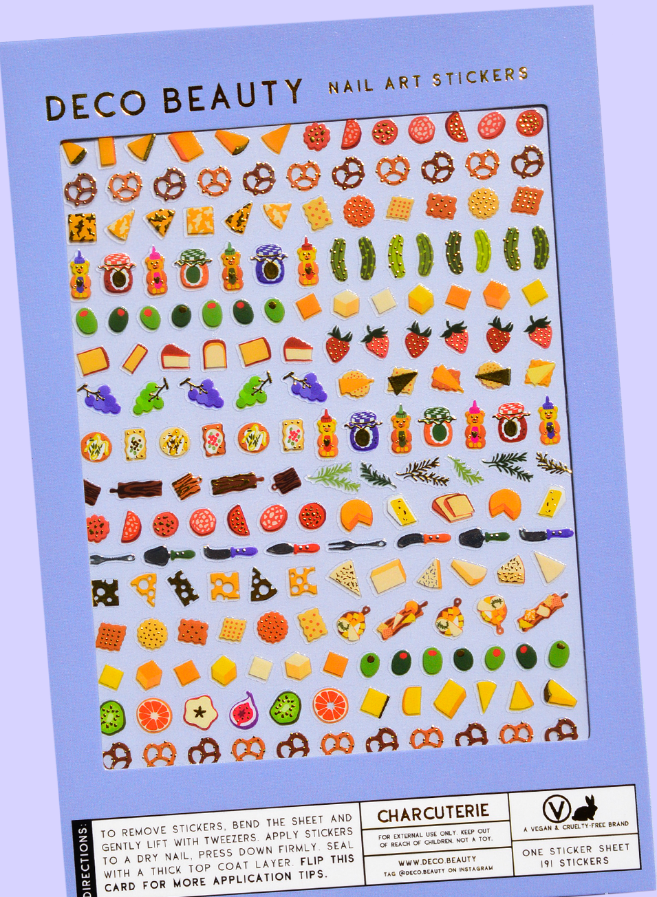 Nail Art Stickers | Charcuterie
