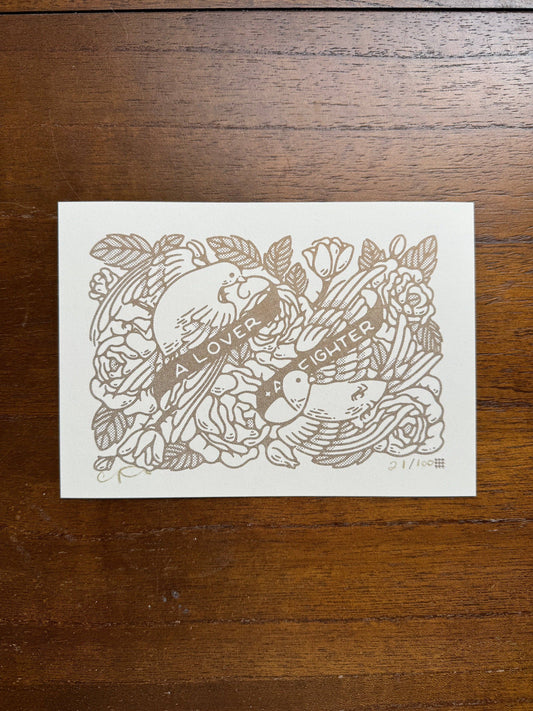A Lover + Fighter | 5 x 7 Print
