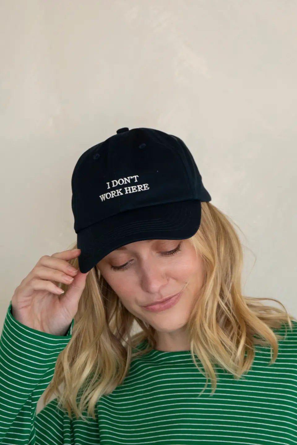 "I Don't Work Here" Hat | Navy